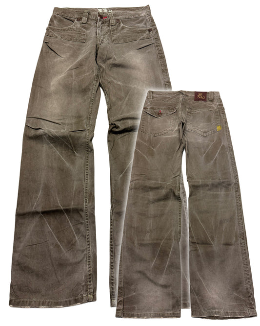 2000‘s Oniarai Japanese Baggy/Straight Jeans *rare 30x32