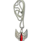 Winged Blood Stone Stainless Steel Necklace