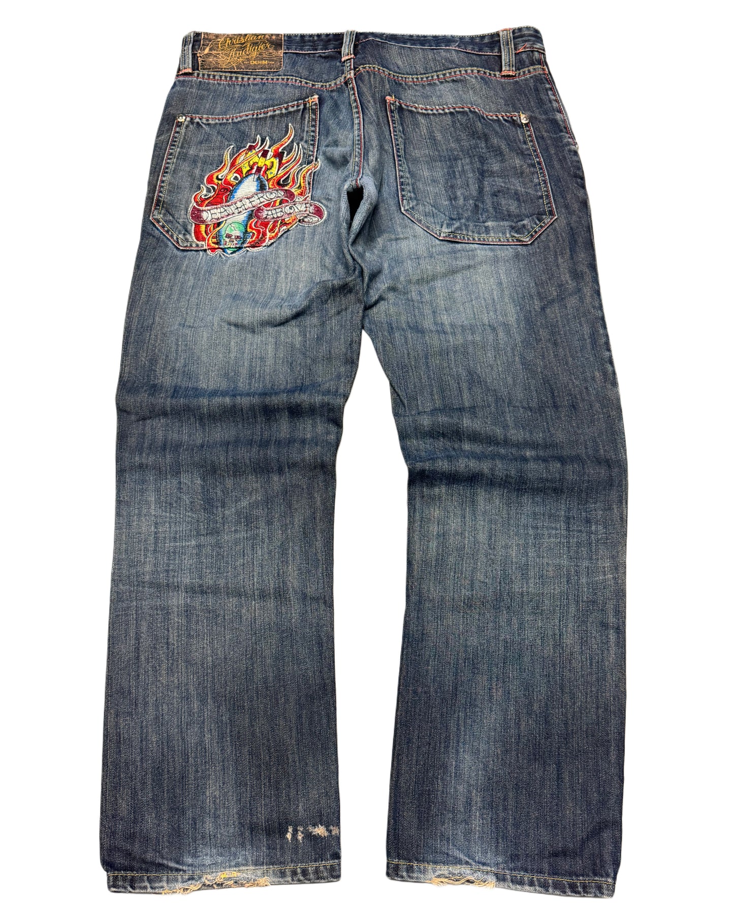 00‘s Christian Audigier Baggy Jeans *sehr selten 34x30