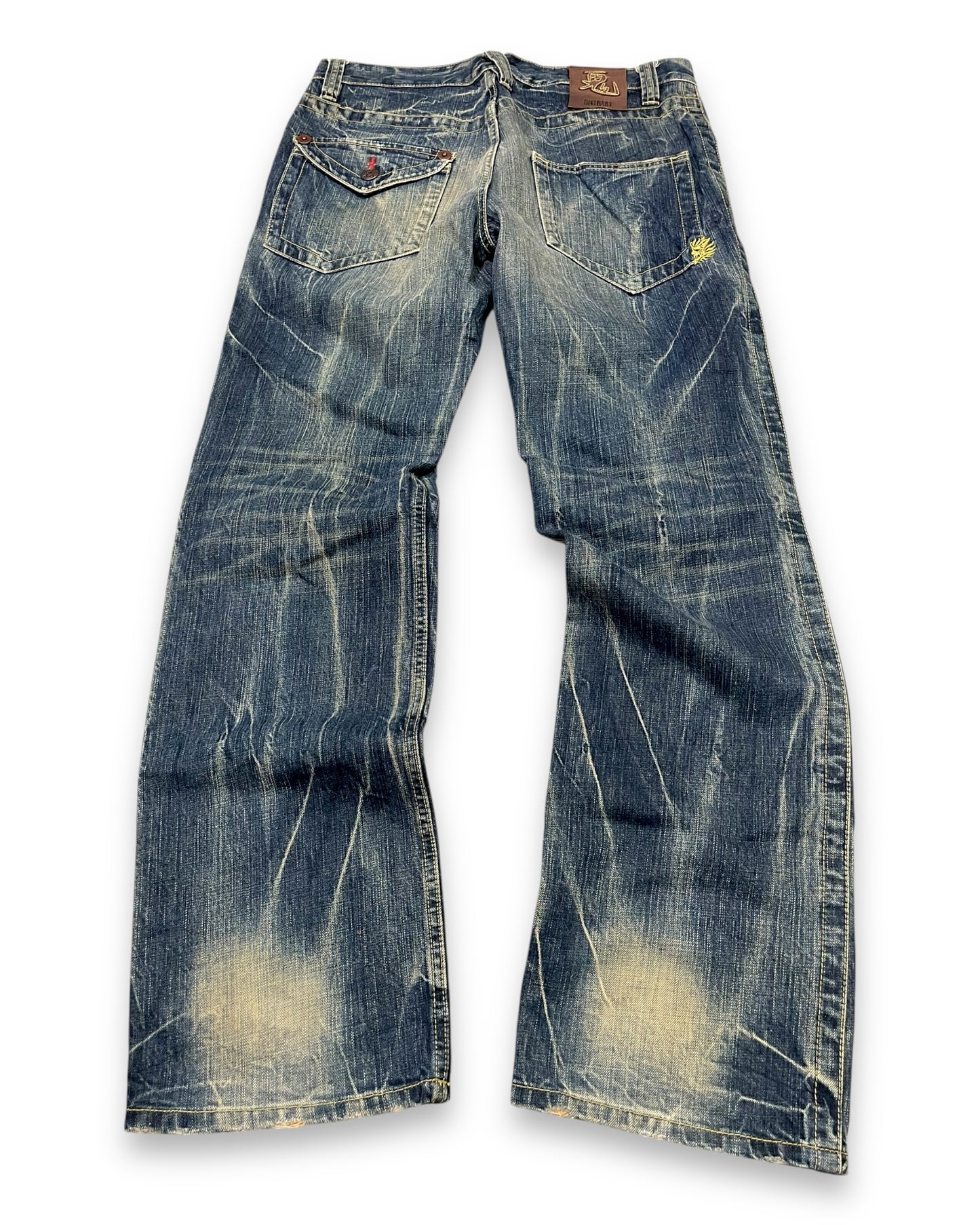 2000‘s Oniarai Japanese Archive Baggy Jeans *very rare 32x32