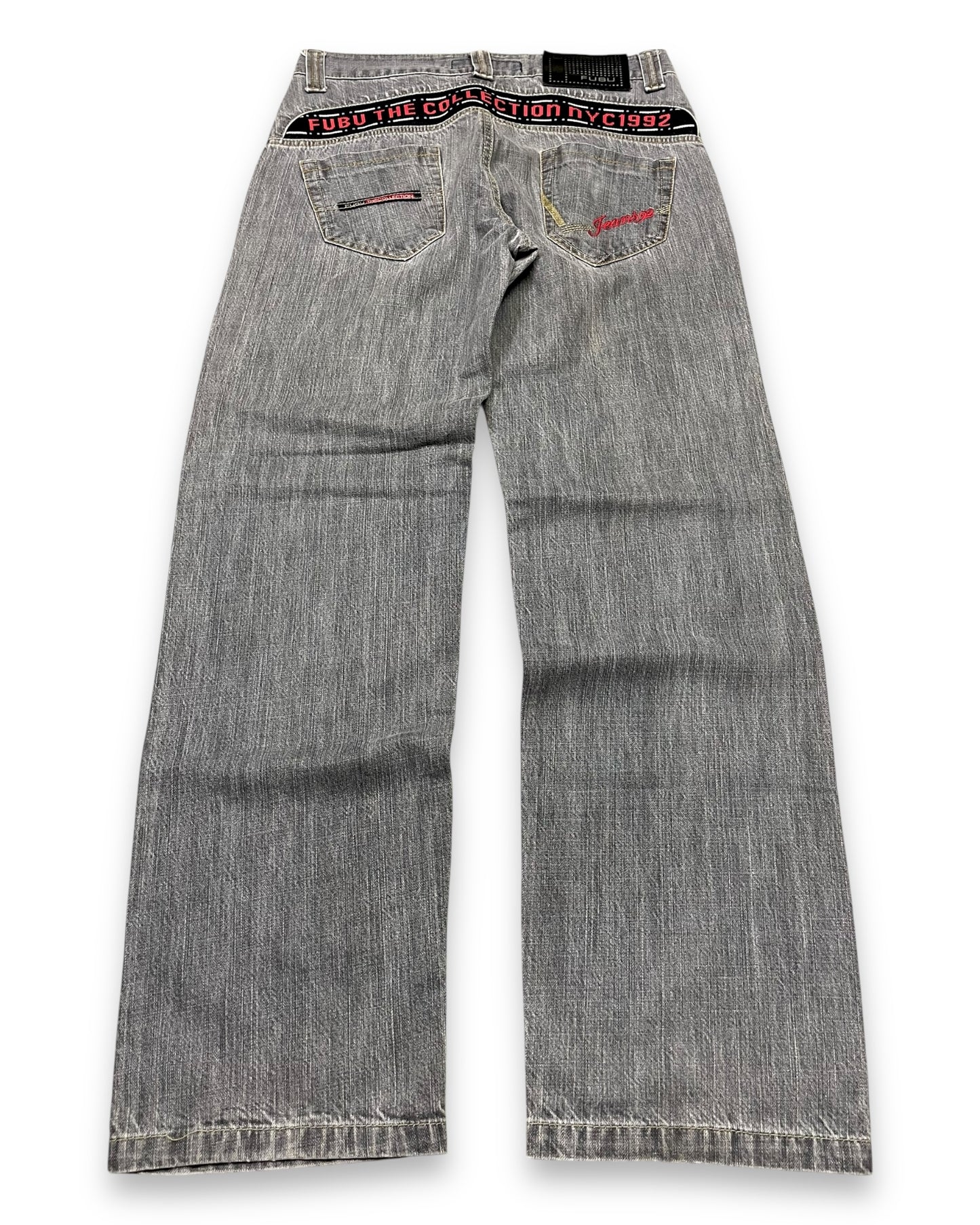 2000‘s Fubu Collection Hip Hop Baggy Jeans *rare 31x32