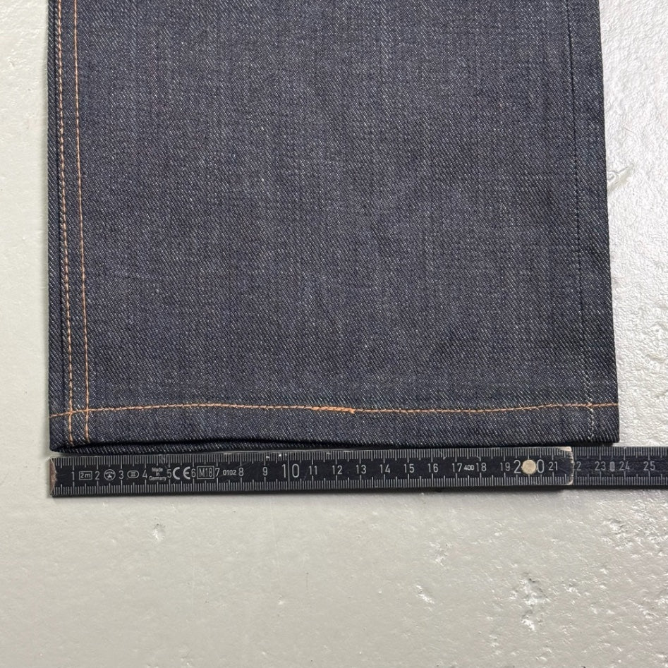 2000's Even Rocks Stiff Baggy/Straight Jeans by Yukarin *rare 32x34