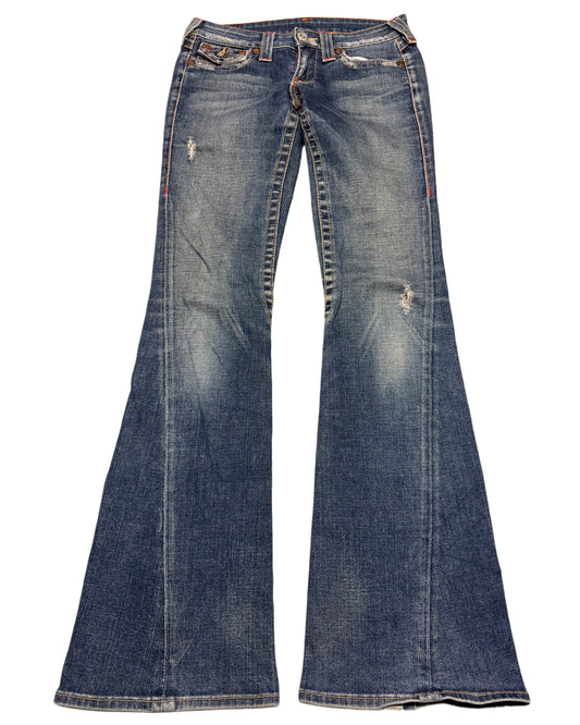 2000‘s True Religion Flared/Low Waist Jeans Women‘s *selten 28x31