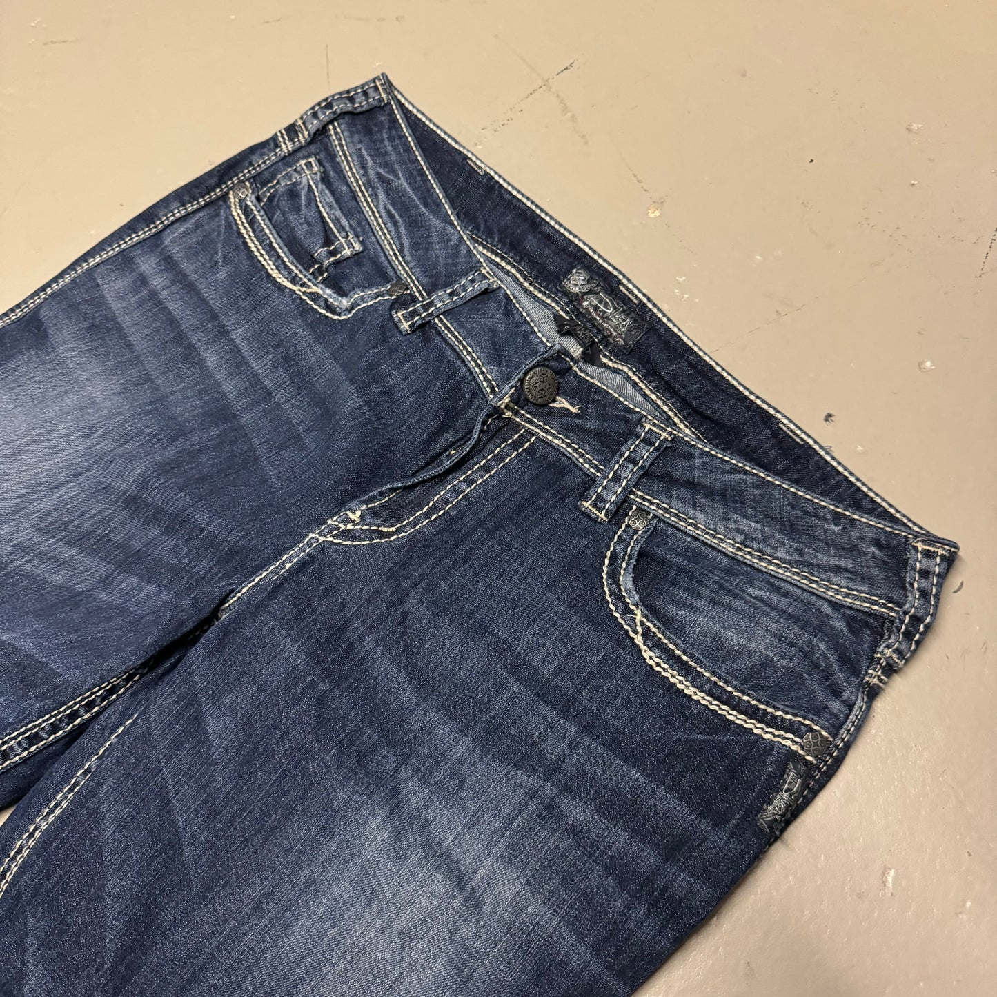 Y2K Silver Jeans Women‘s (XL)