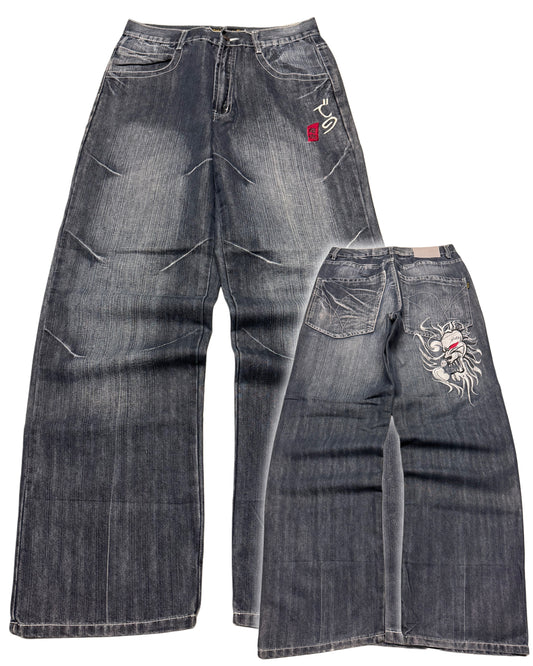 2000‘s Hamai Japanese Baggy Jeans *rare 30x33