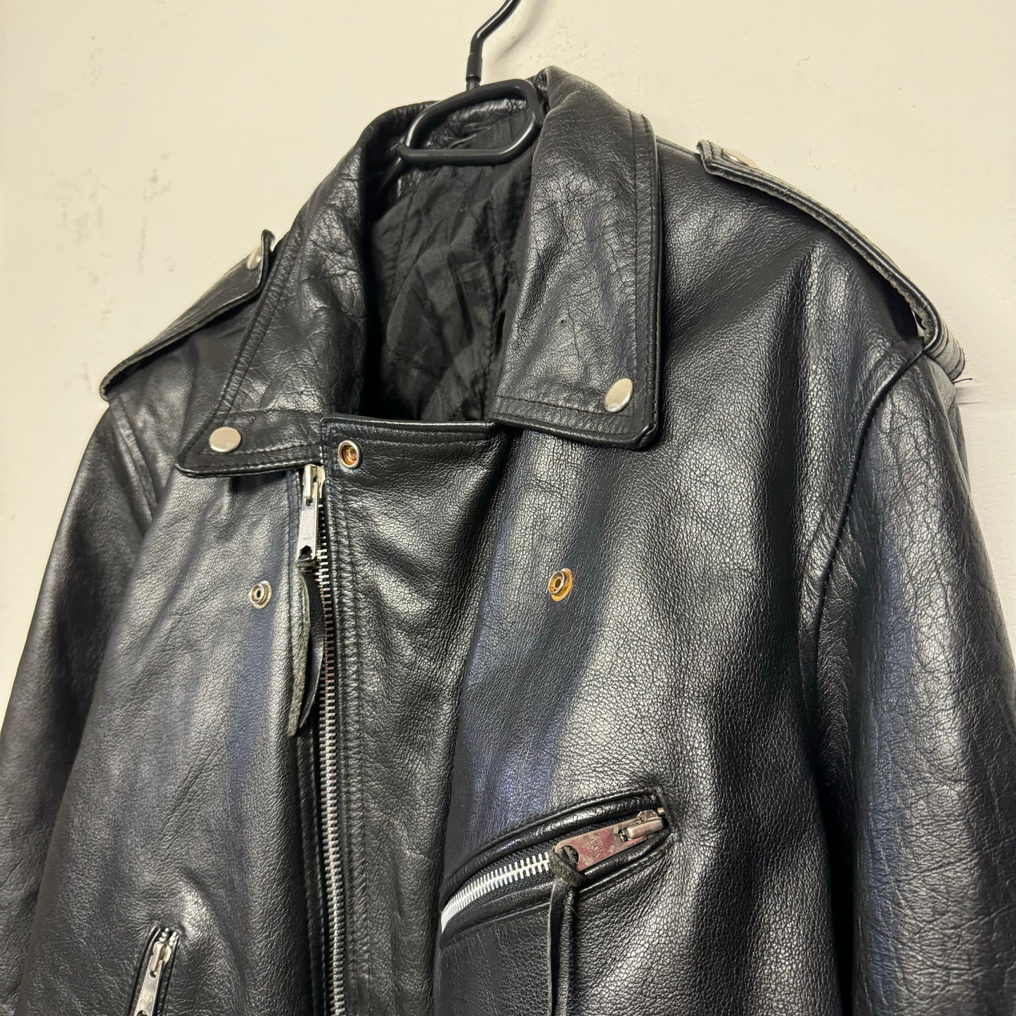 90‘s Biker Archive Lederjacke *sehr selten (L)