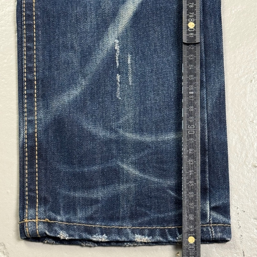 2000’s Lolita Japanese Straight Jeans made in Korea Women’s *very rare (XS)