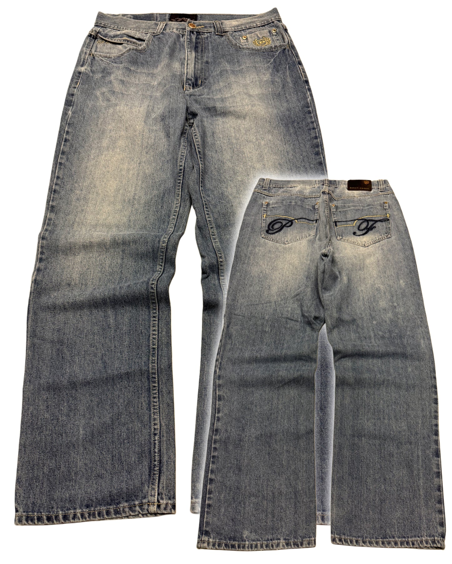 2000‘s Phat Farm Hip Hop Baggy Jeans Vintage/Y2K *rare 34x32