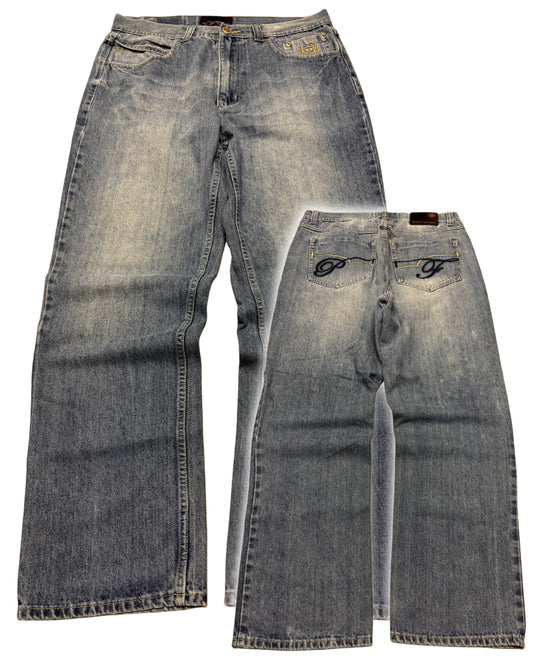 2000‘s Phat Farm Hip Hop Baggy Jeans Vintage/Y2K *rare 34x32