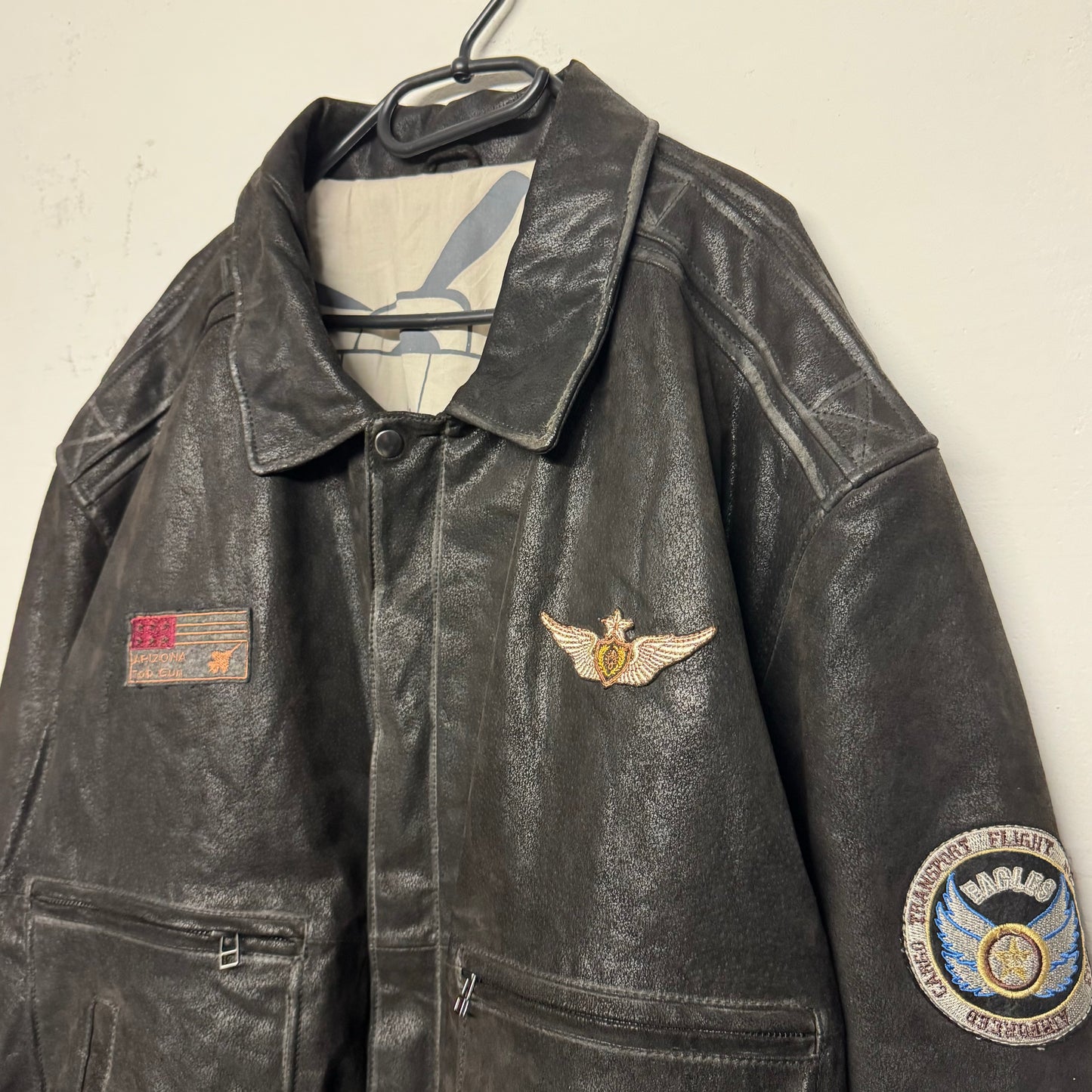 Y2K Arizona Top Gun Leatherjacket (XL)