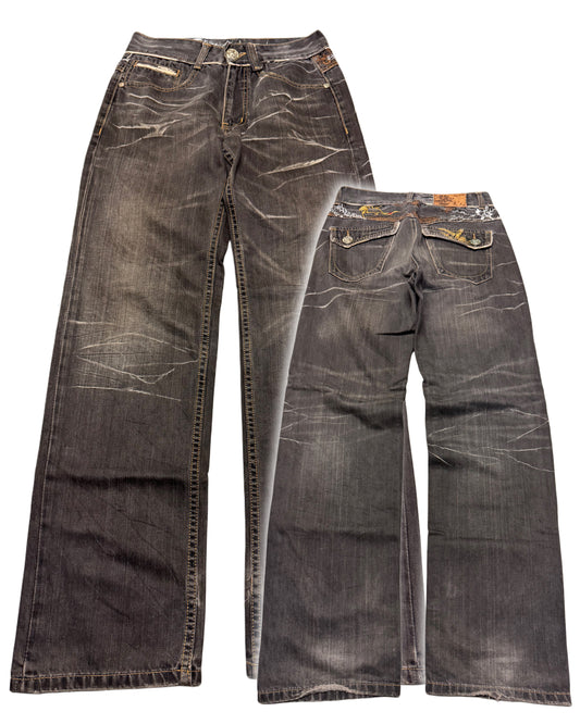 2000‘s Osaka Big Train Japanese Baggy Jeans *rare 28x32