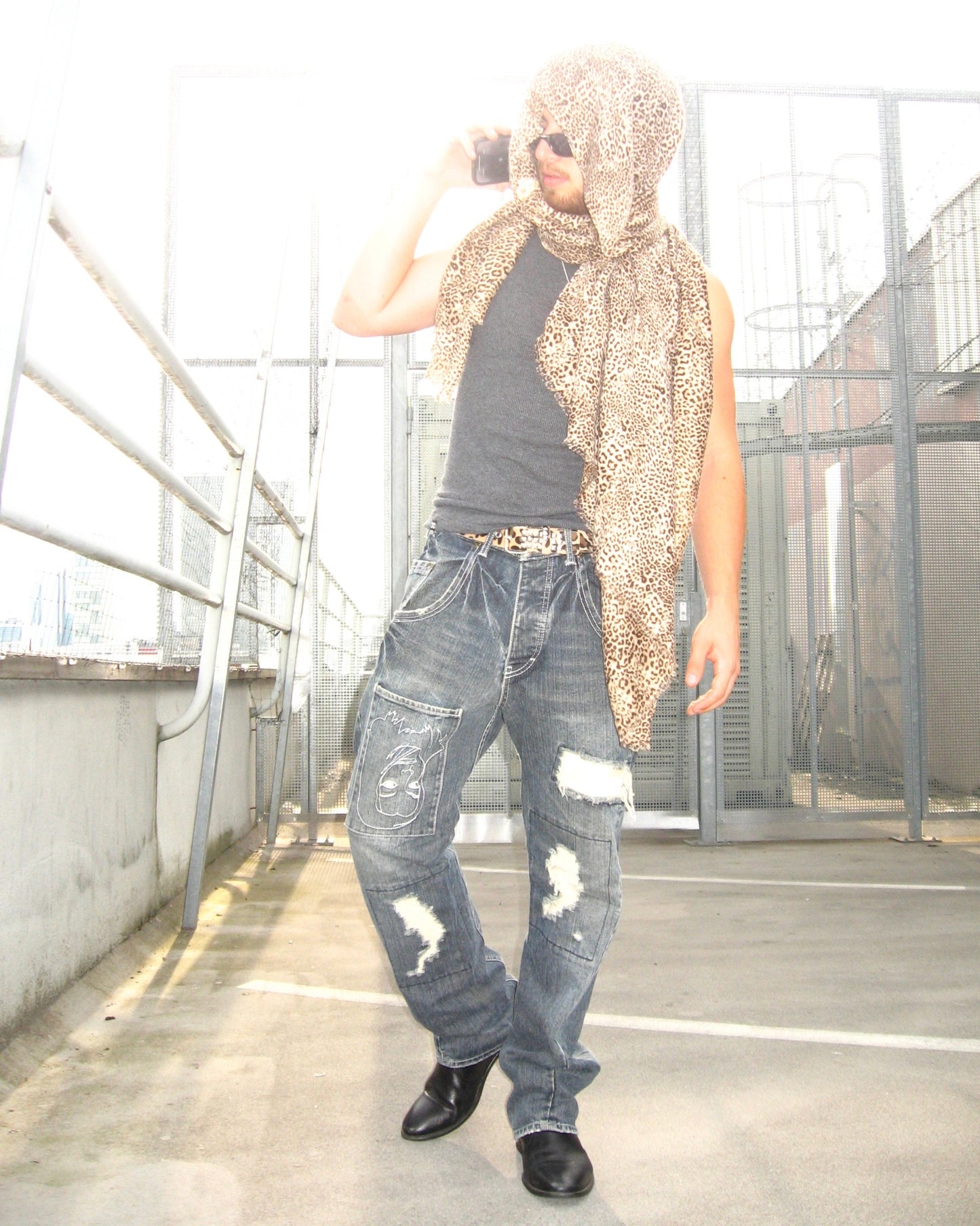 Desert Leopard Scarf