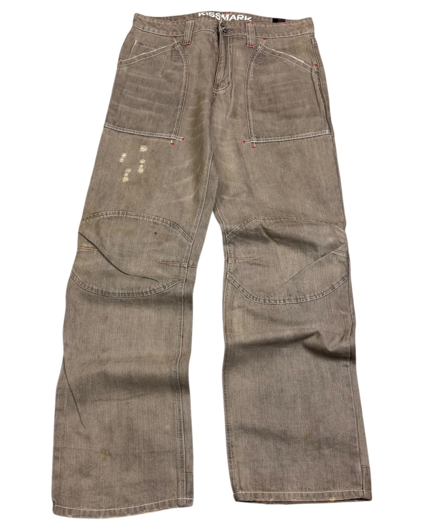 2000‘s Kissmark Japanese Baggy Jeans *rare 32x34