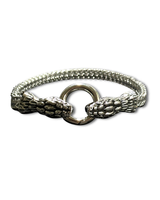 Snake Clasp Stainless Steel Bracelet