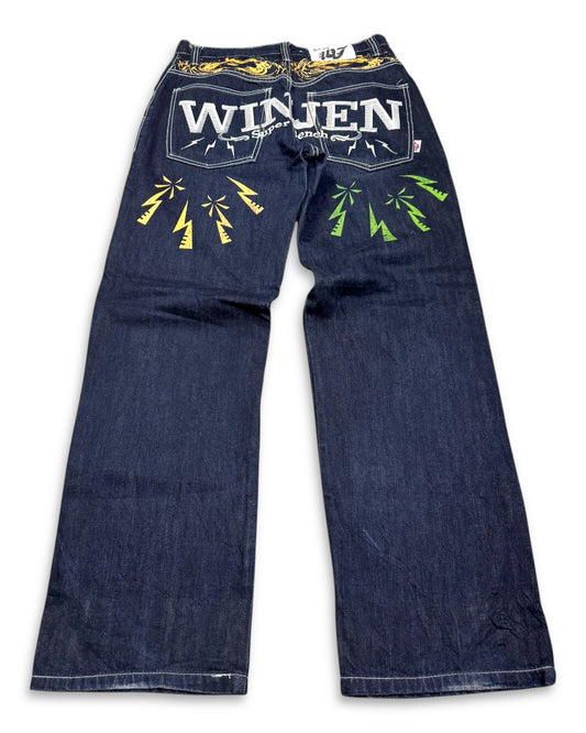 2000’s Winjen Japanese Baggy/Straight Jeans *rare 30x32