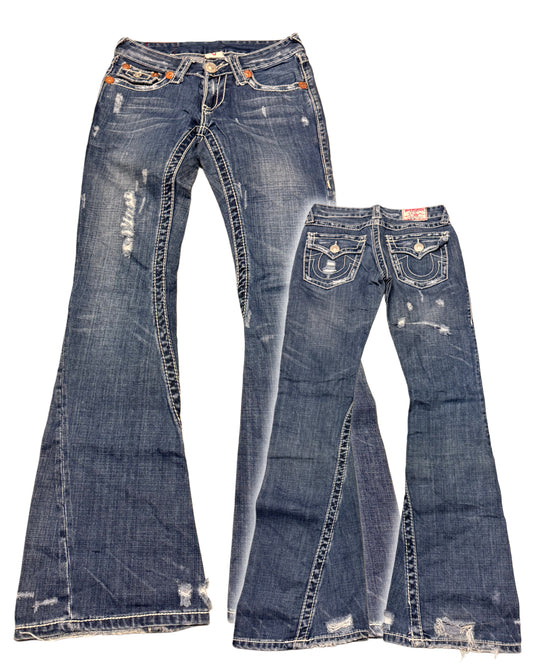 2000‘s True Religion Bootcut Jeans Women‘s (Size 25)