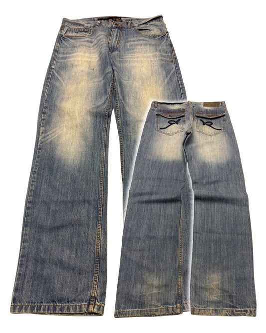 2000‘s Rocawear Hip Hop Baggy Jeans *rare 34x34