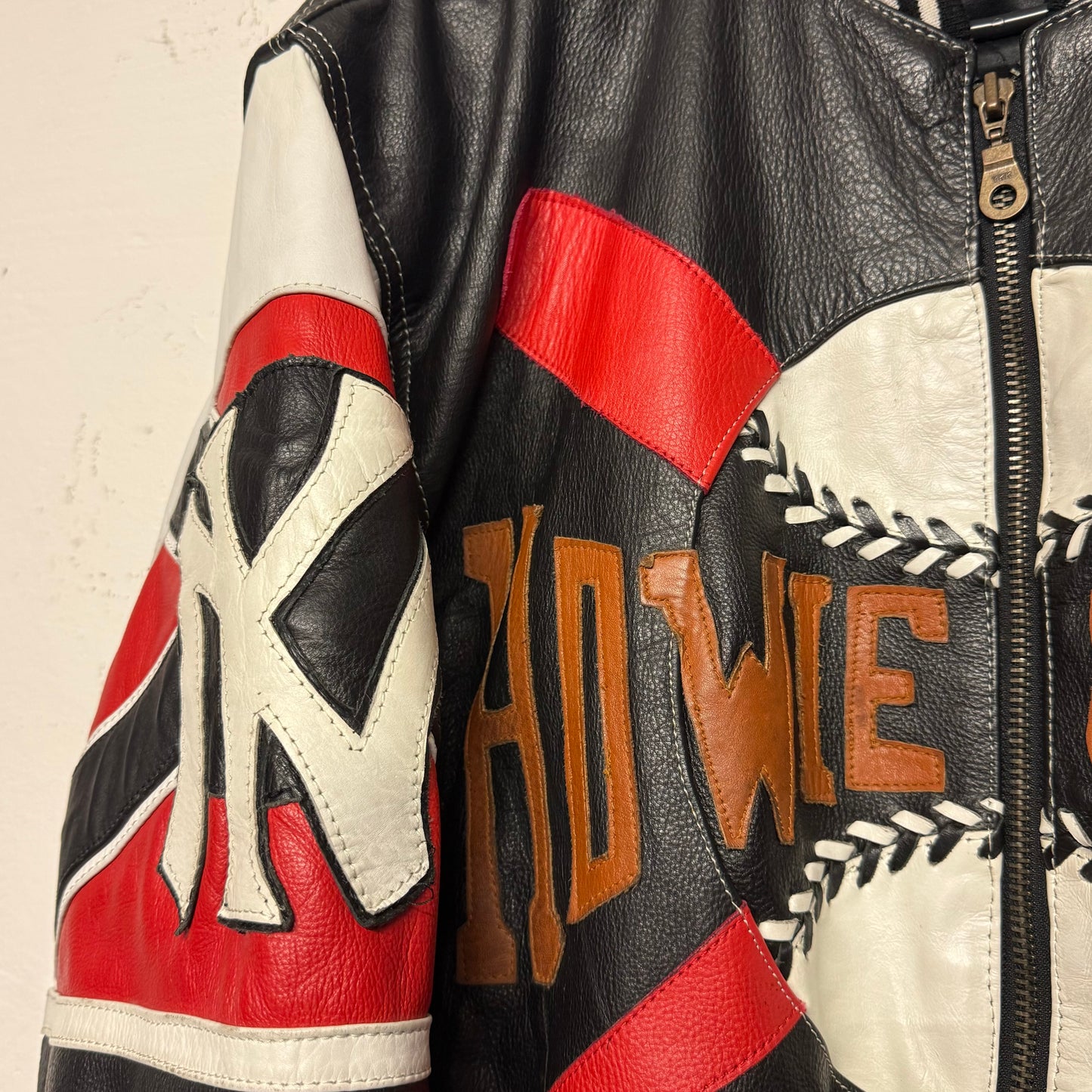 90‘s Howie & Son American Baseball Archive Leatherjacket *extrem selten (M)