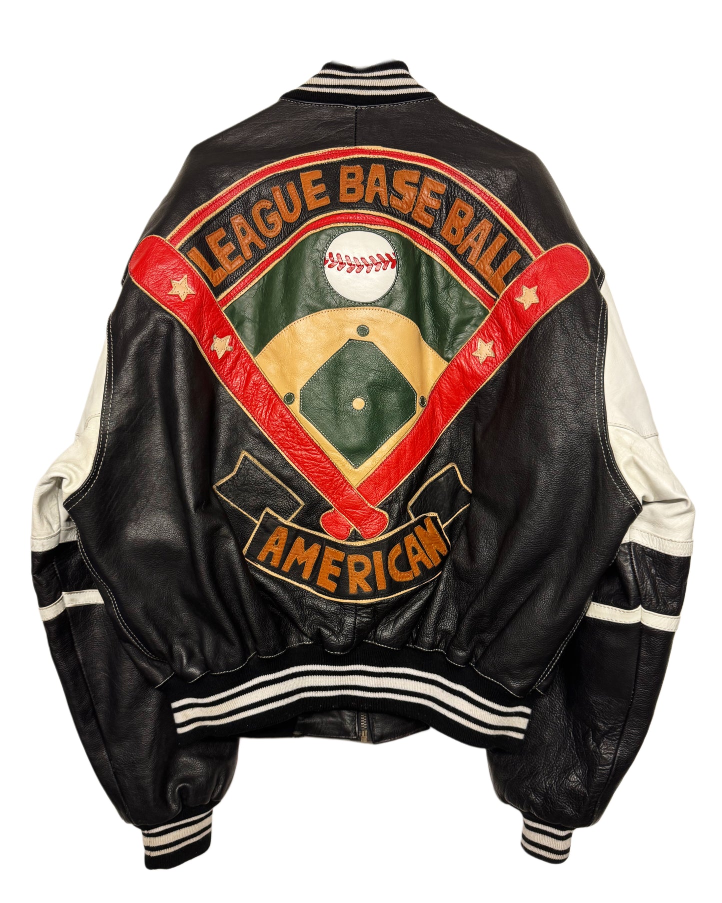 90‘s Howie & Son American Baseball Archive Leatherjacket *extrem selten (M)