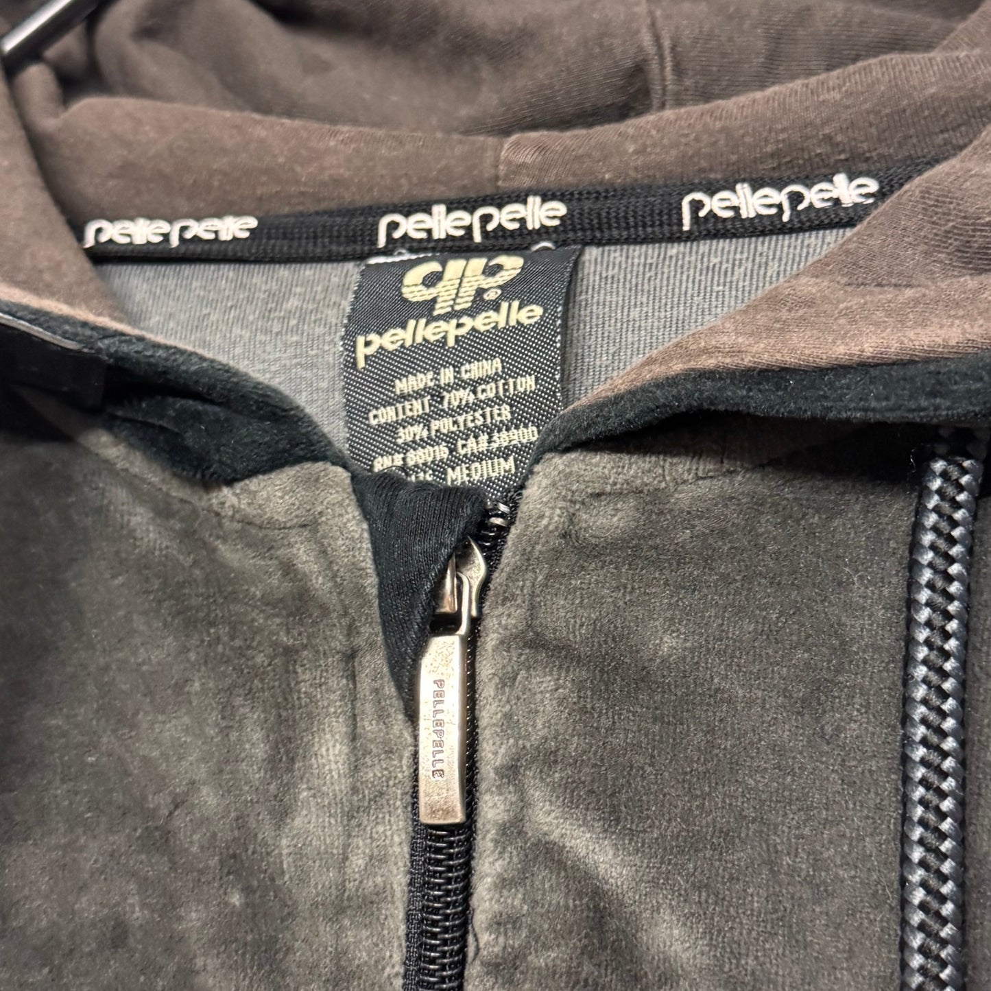 2000‘s Pelle Pelle Hip Hop Zip Hoodie *selten (M)