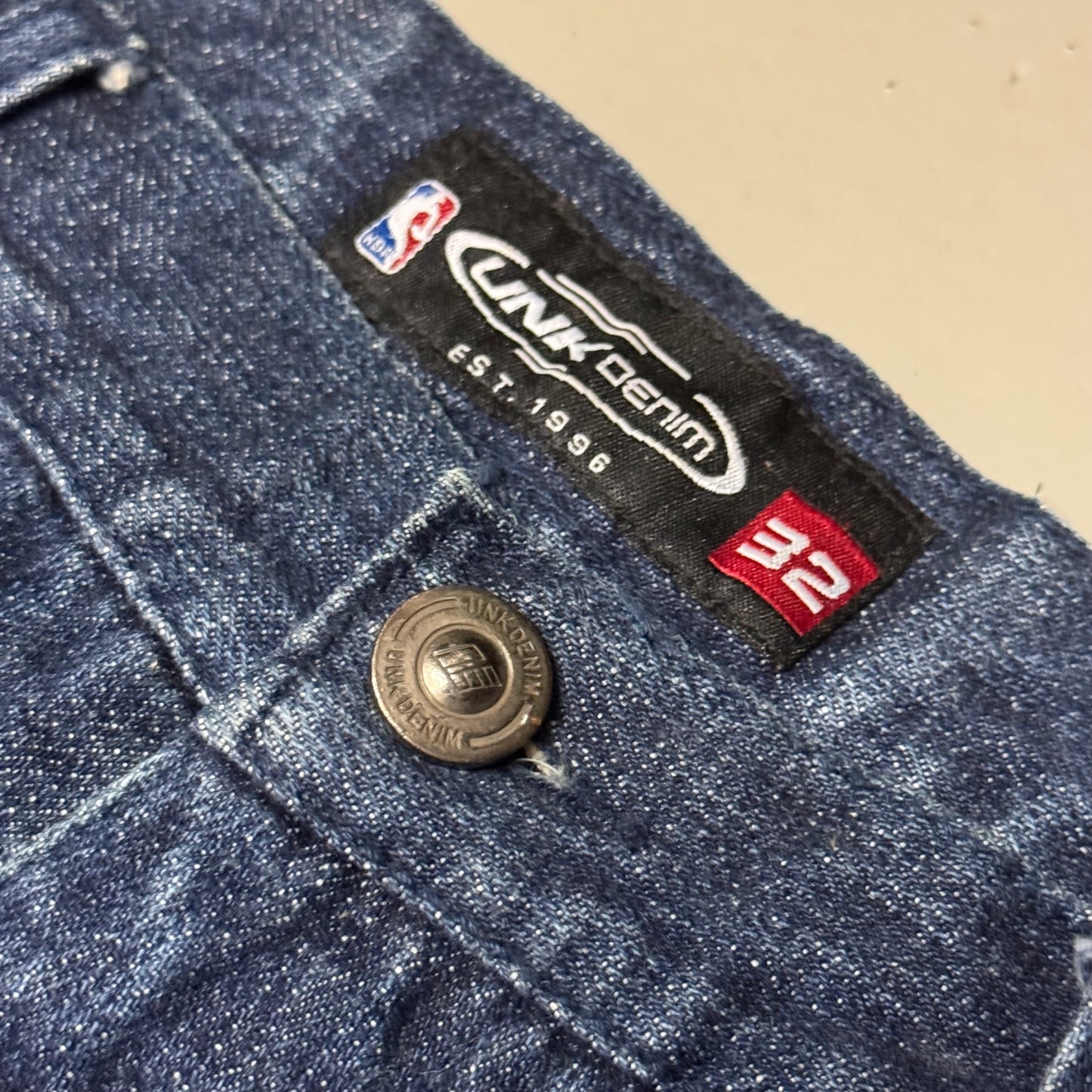 00‘s NBA Vintage Jeans UNK Denim *sehr selten 32x34