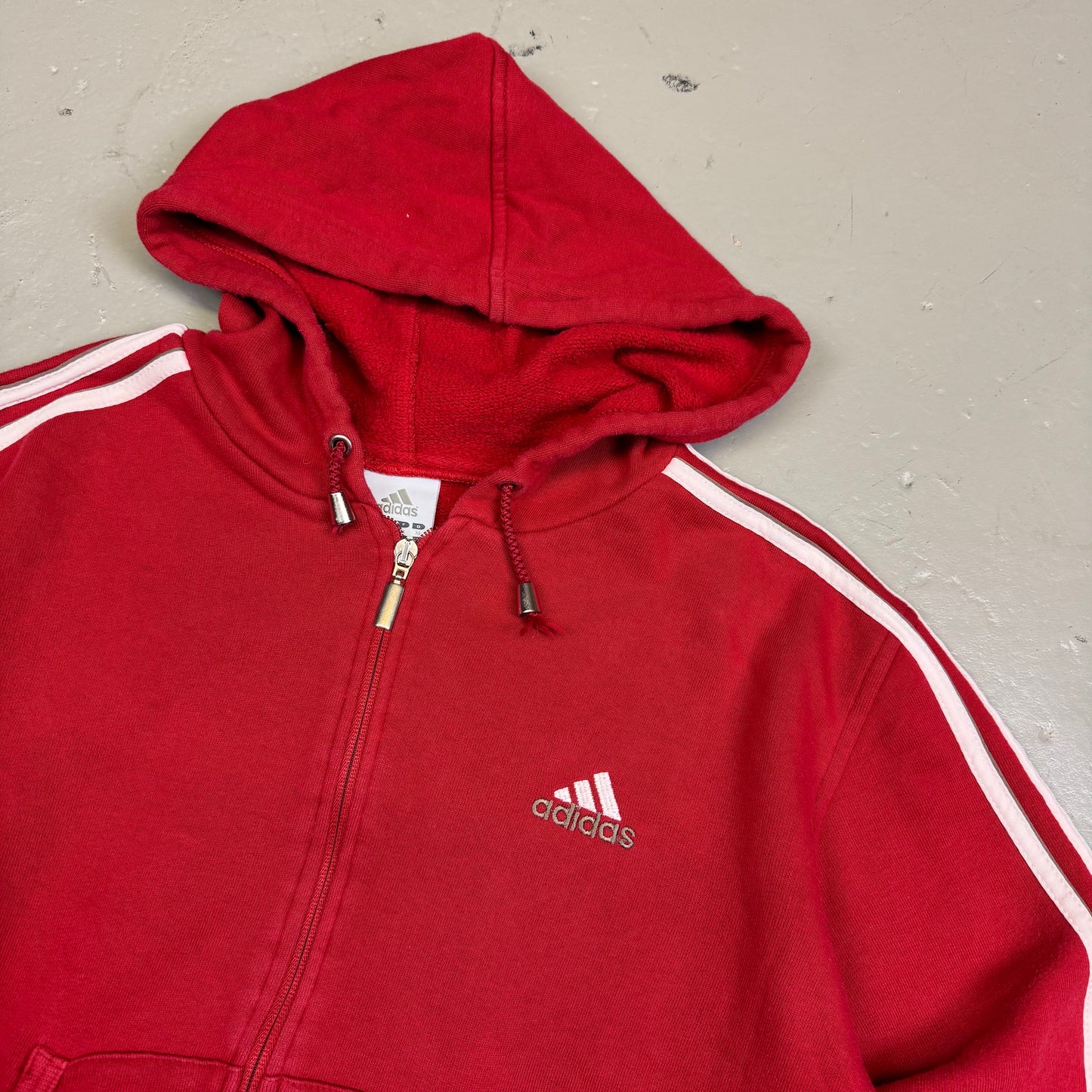 2000‘s Adidas Cropped Zip Hoodie Women‘s *rare (L)
