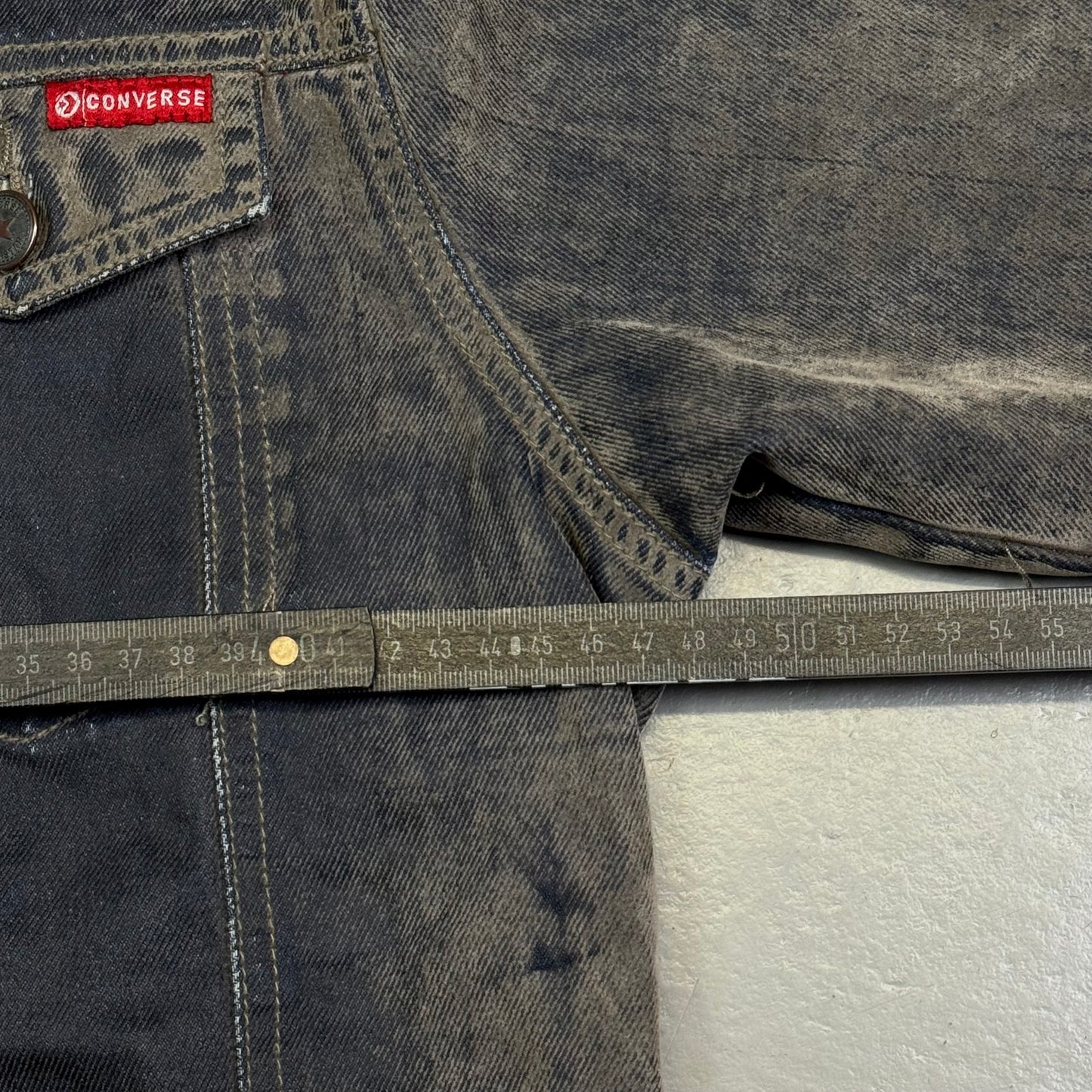 2000‘s Converse Archive Cropped Denim Jacket Women‘s *rare (XL)