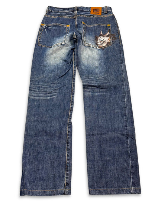 2000’s Big Group Japanese Straight Jeans *rare 30x30