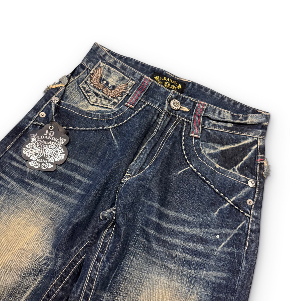 2000's J.Daniel Deadstock Archive Baggy/Straight Jeans *very rare 28x32