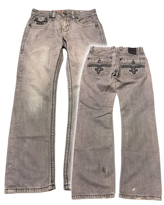 2000‘s Rock Revival Straight Jeans *rare 30x30
