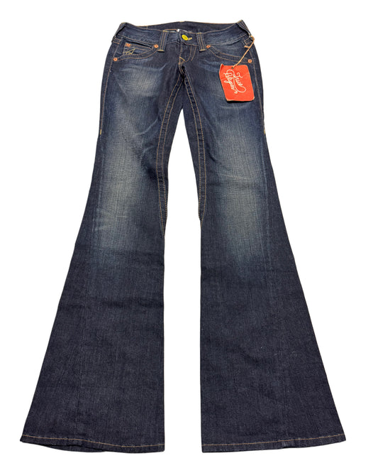 2000‘s True Religion Deadstock Bootcut Low Waist Jeans Women‘s *rare (Size 26)