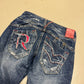 2000’s Red Pepper Japanese Flared/Low Waist Jeans Women’s *extrem selten (S)
