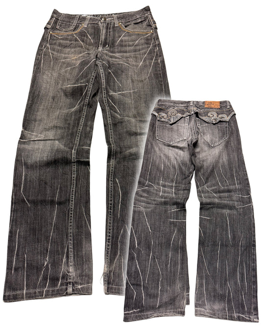 2000‘s Big Train Japanese Archive Baggy Jeans *very rare 30x30