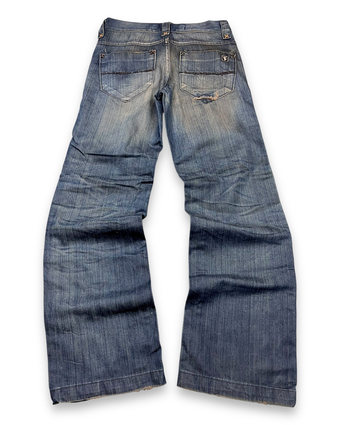 2000‘s Crazy Washing Baggy Jeans *rare 31x34