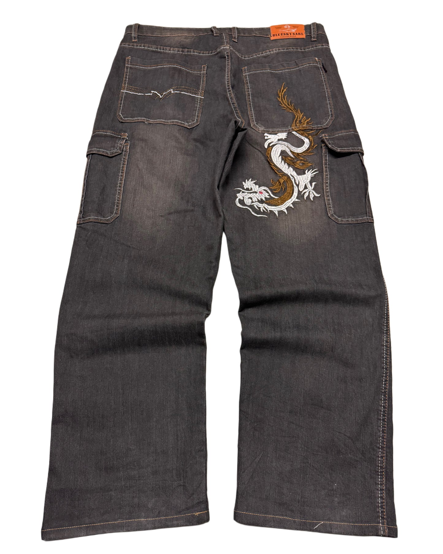 2000‘s Blue Sky Sarl Baggy Jeans *rare 36x32