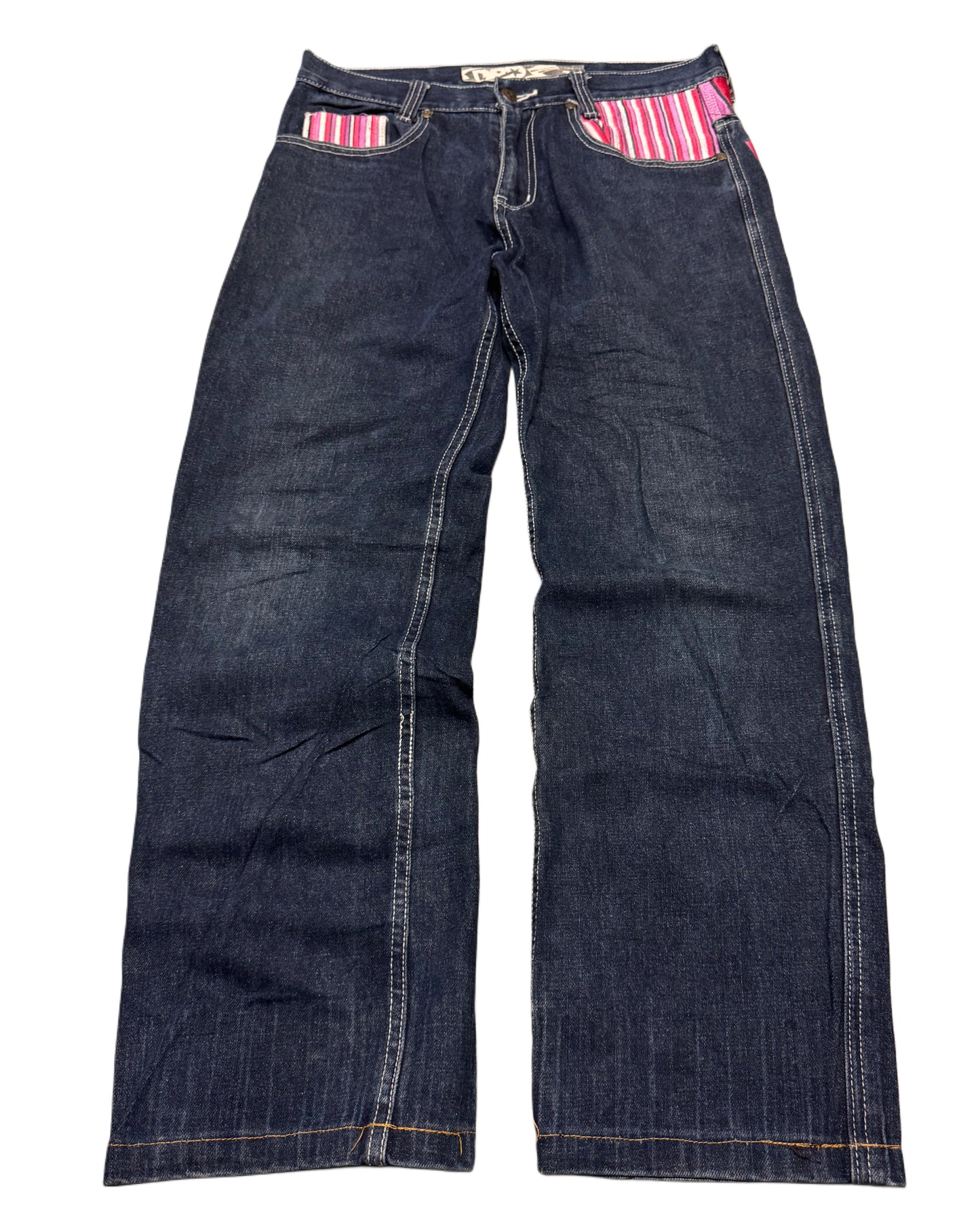 2000‘s Double Diamond Japanese Archive Baggy Jeans *very rare 32x30