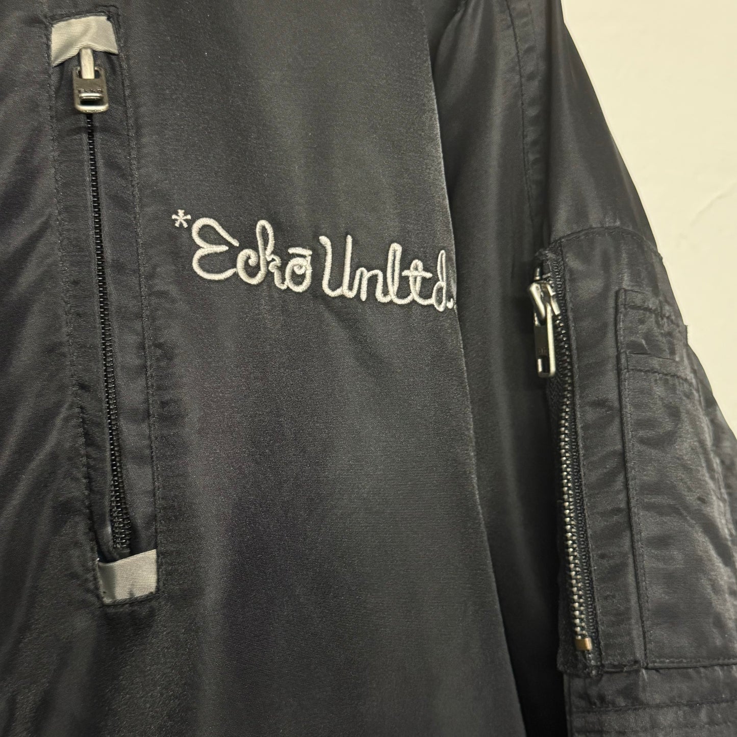 00‘s ECKŌ Unltd. Reversible 2in1 Fir Jacket Y2K/Vintage *extrem selten (XL)