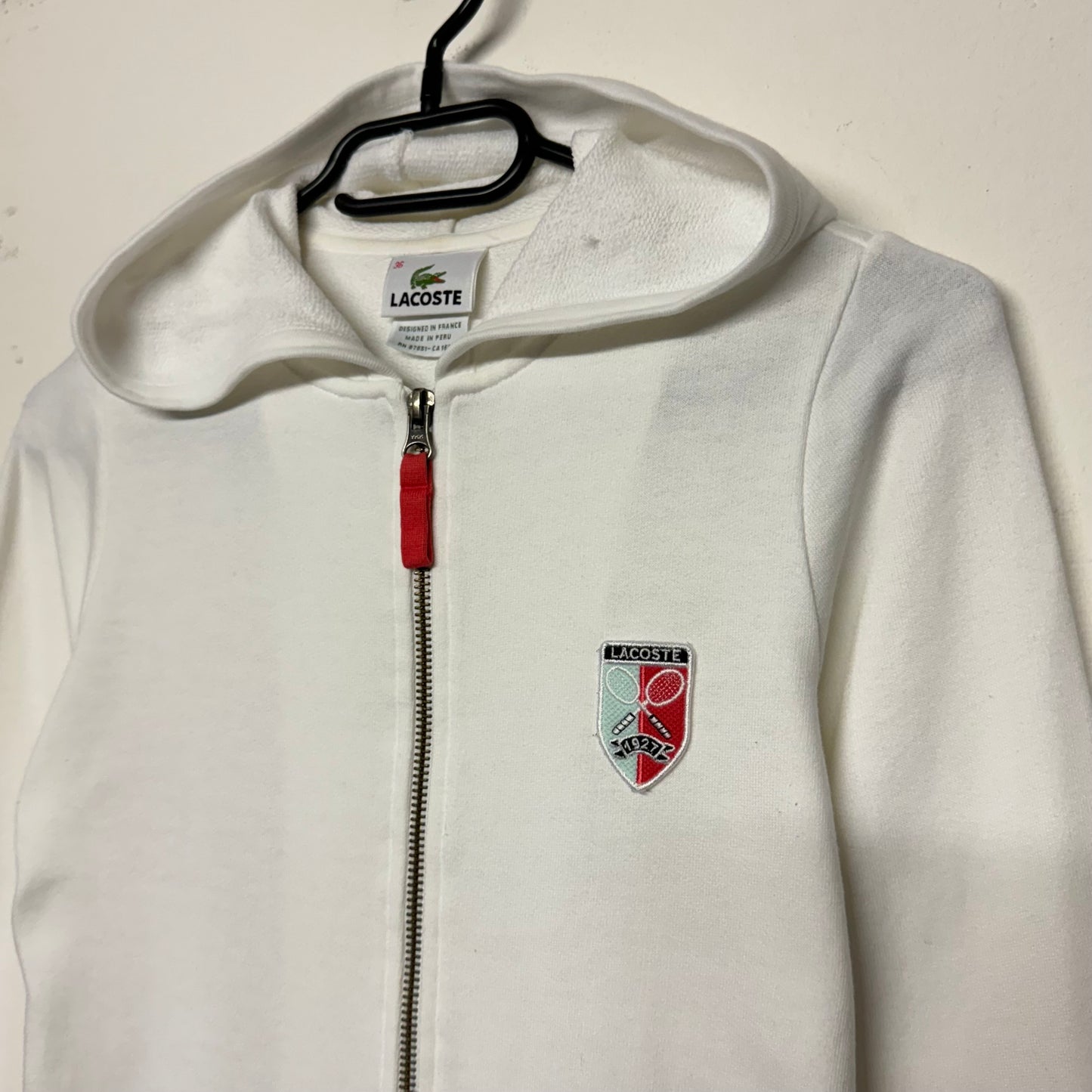 00‘s Lacoste Zip Hoodie Women‘s *selten (S)