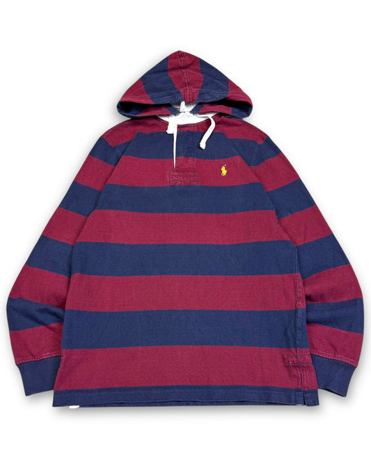 1990‘s Ralph Lauren Hoodie/Polo Sweater (2in1) *very rare (S)