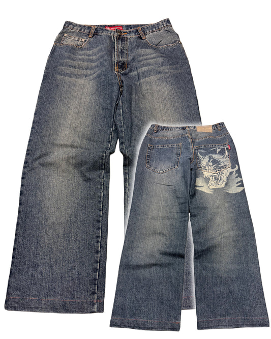 2000‘s Japanese Oni Baggy Jeans 30x28