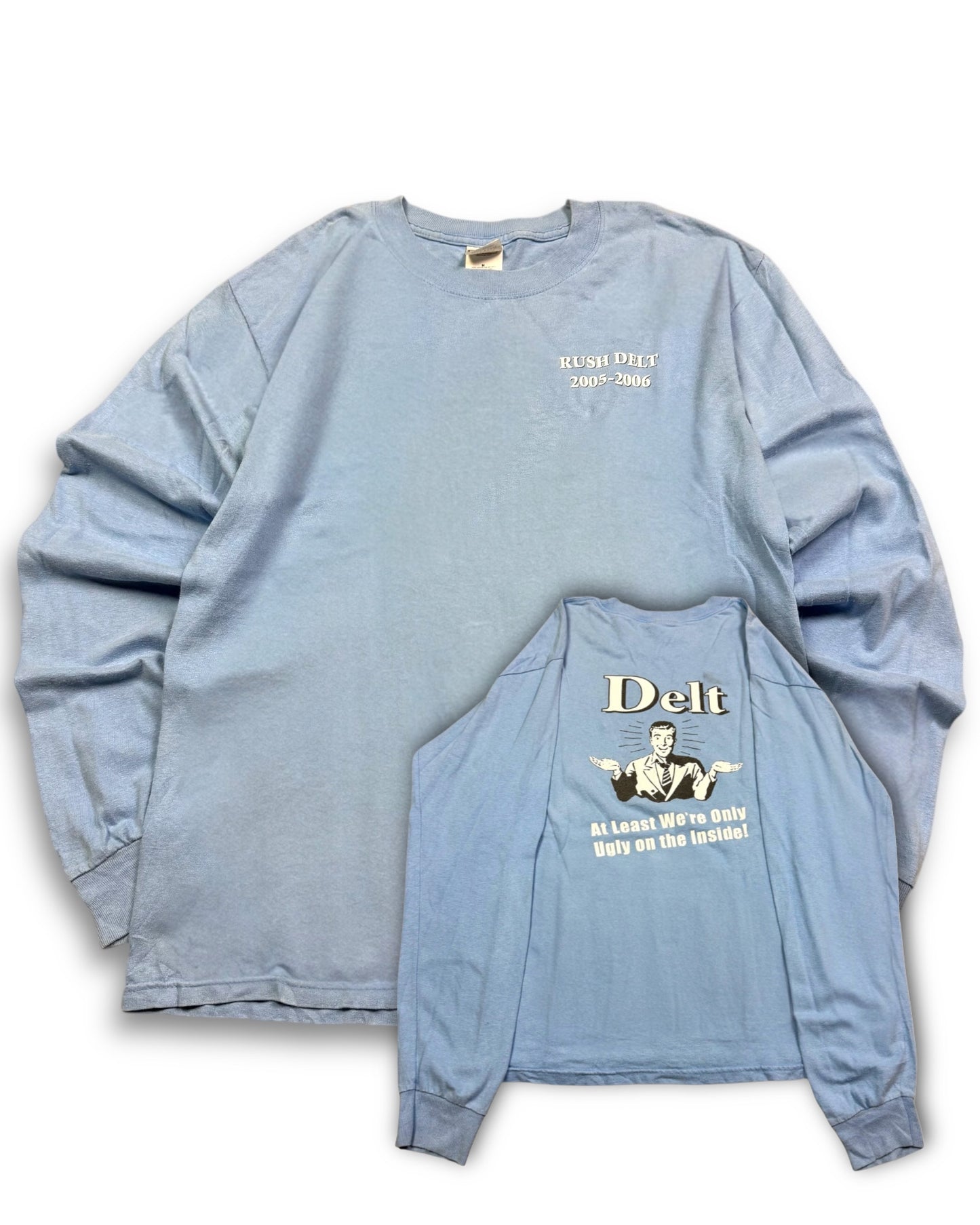 2005 Delt „at least we‘re only ugly on the inside“ Longsleeve *rare (M)