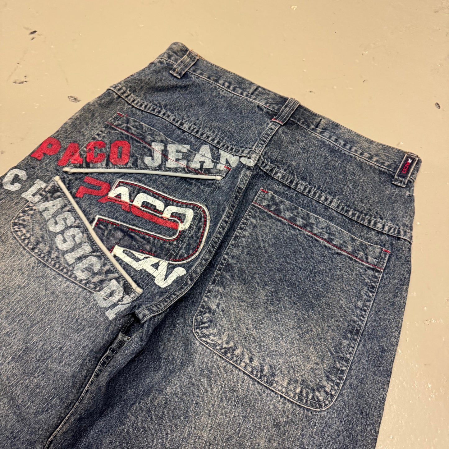 2000‘s Paco Hip Hop Baggy Jeans Vintage/Y2K *very rare 32x32