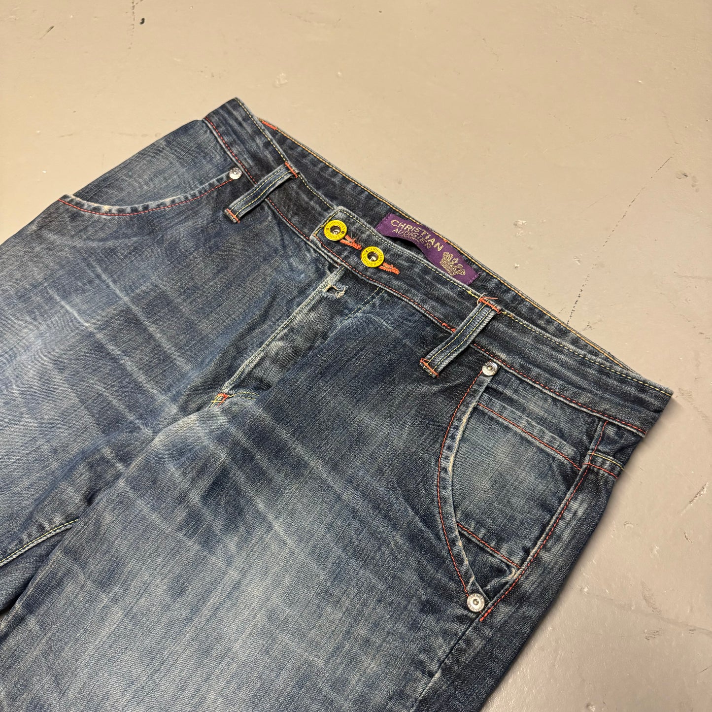 00‘s Christian Audigier Baggy Jeans *sehr selten 34x30