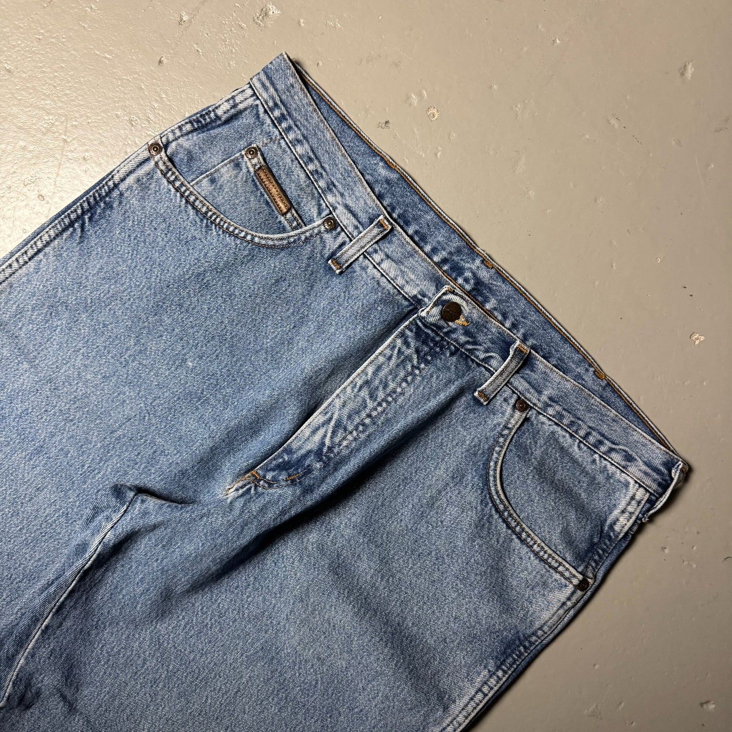 1990‘s Wrangler Baggy/Straight Jeans made in U.K. *rare 38x32