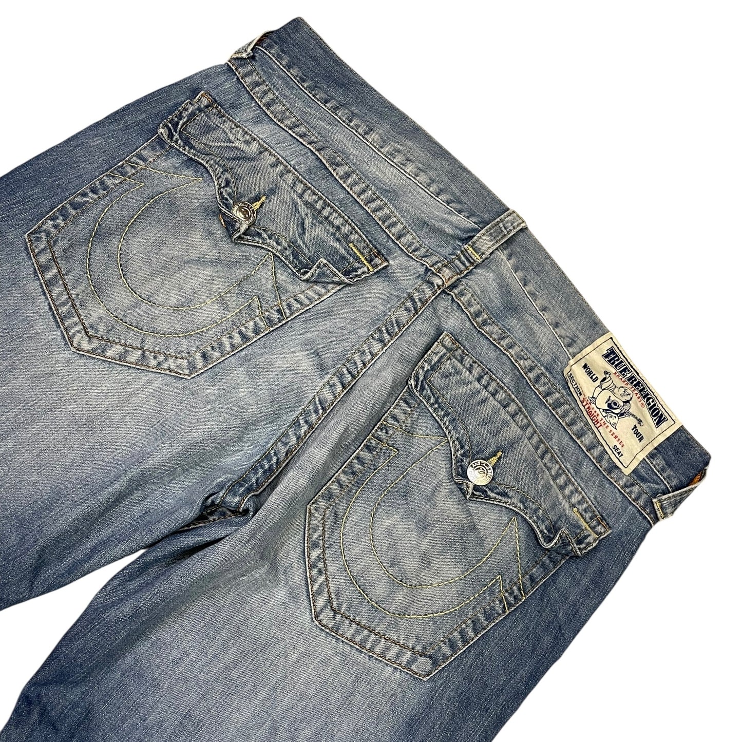 2000’s True Religion Baggy/Straight Jeans 40x36