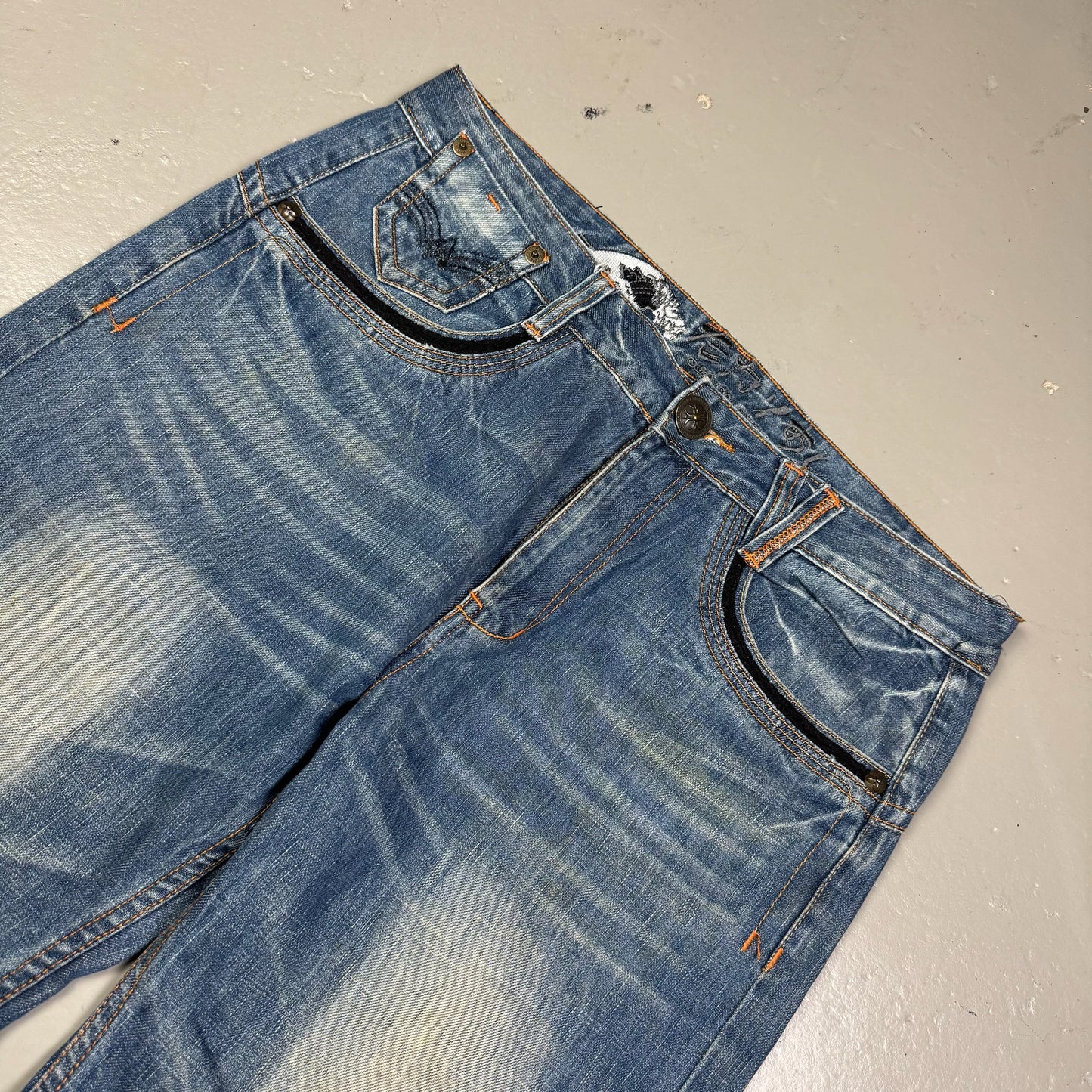 2000‘s Big Train Japanese Baggy Jeans *rare 36x30