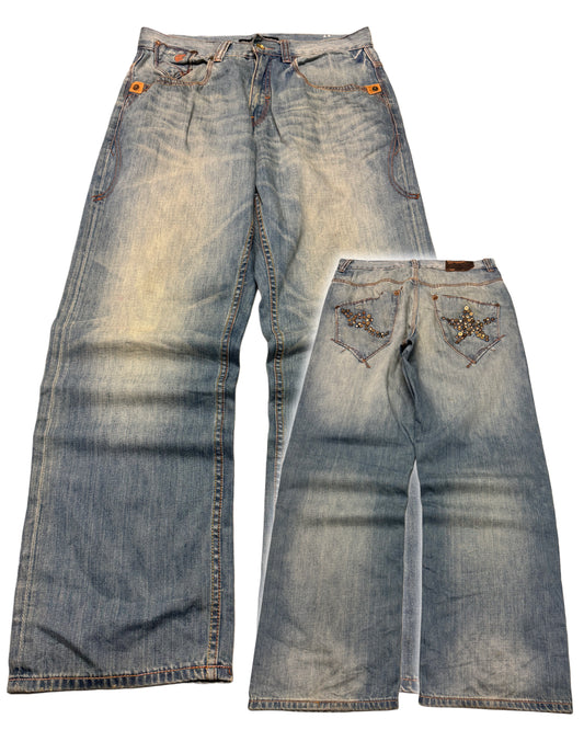 2000‘s Rocawear Hip Hop Baggy Jeans *sehr selten 34x33