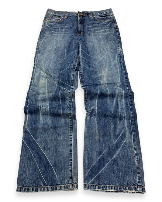 2000‘s Stockton Japanese Baggy/Straight Jeans *rare 31x32