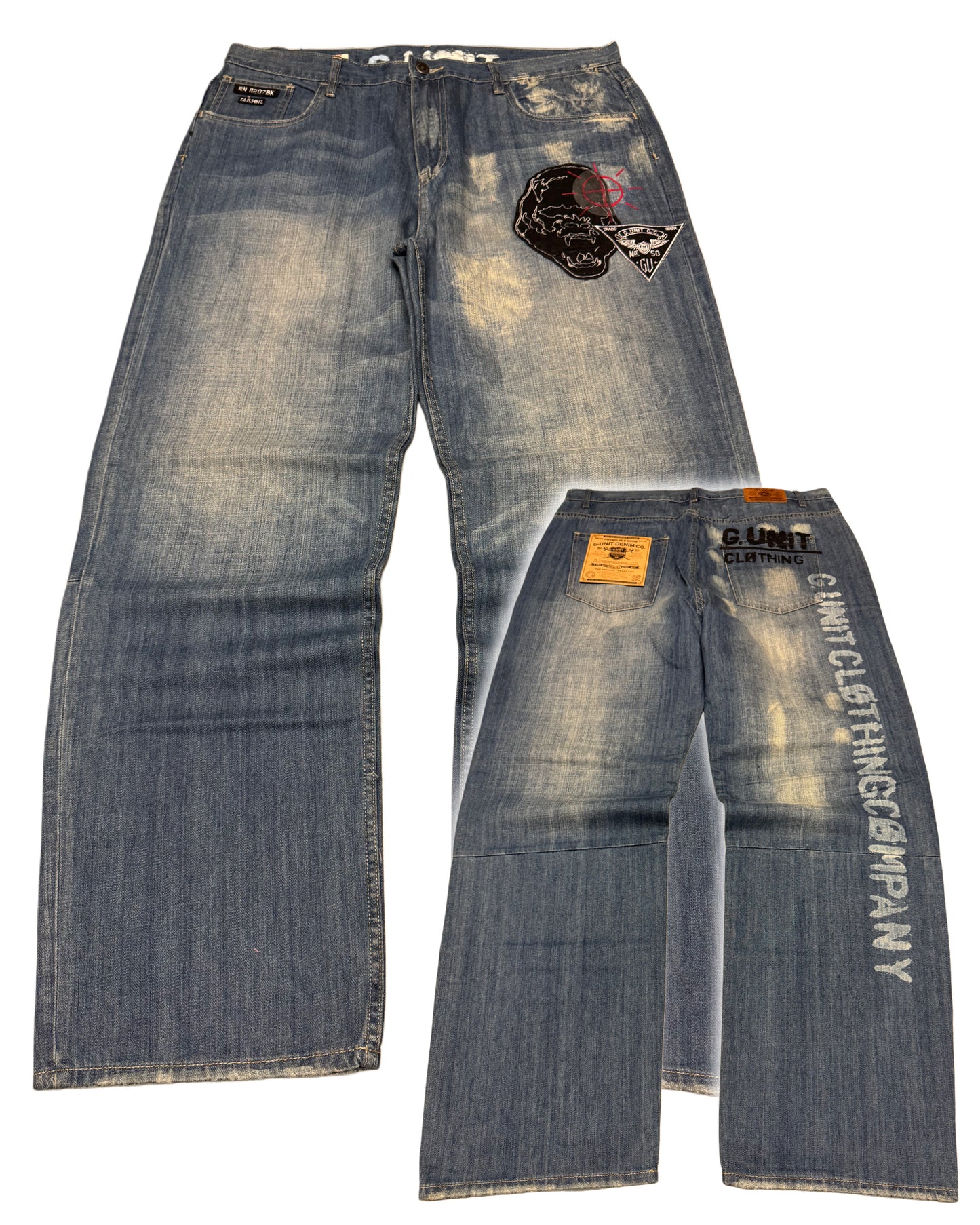 00‘s G-Unit Hip Hop Baggy Jeans Y2K/Vintage *sehr selten 40x36