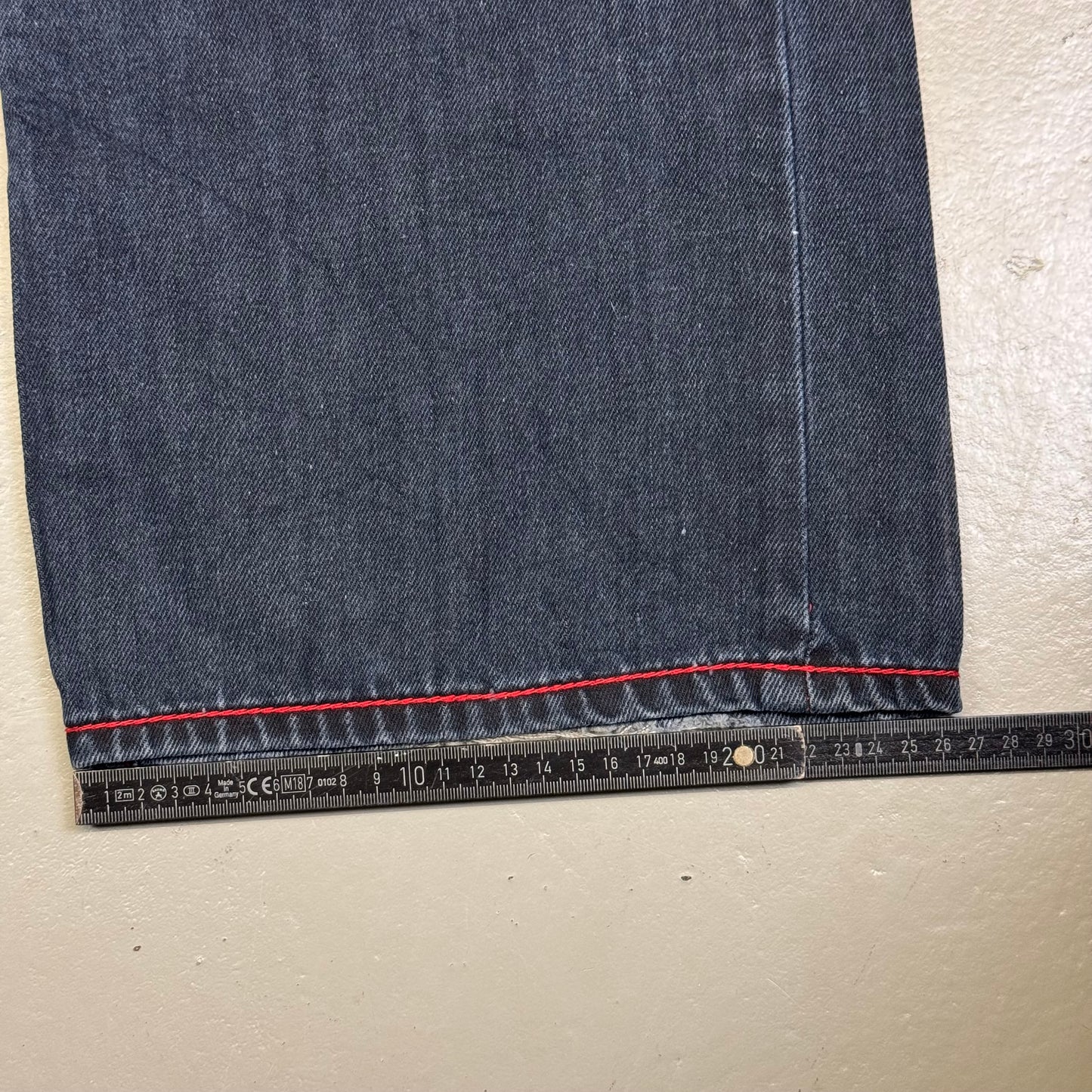 2000‘s Kanji Japanese Baggy Jeans *very rare 42x32